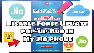 How to Remove or Disable update Notification issue Option In jio Phone [upl. by Amej193]