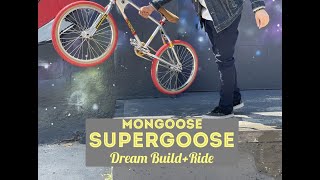 Mongoose Supergoose Vintage BMX Rep Dream Build amp Ride 4K [upl. by Nylsaj]