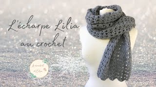 ÉCHARPE au CROCHET  tuto Echarpe quotTyrolquot maxi carolinesophiecreations PLUS 👇 [upl. by Nniw]