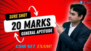 Ensure 20 Marks in CSIR NET General Aptitude 2023 with Sure Shot Series [upl. by Jacquenette540]