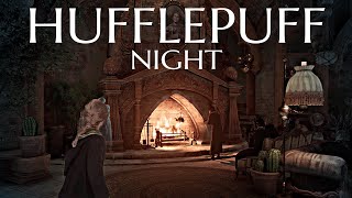 4K Hogwarts Tours ◈ Hufflepuff Common Room NIGHT TIME ◈ PS5 Fidelity Graphics  HUD turned off [upl. by Priestley]