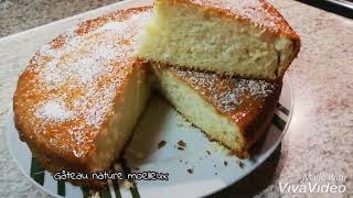 Recette simple Gâteau nature Moelleux easyrecipe cake [upl. by Nivlad]