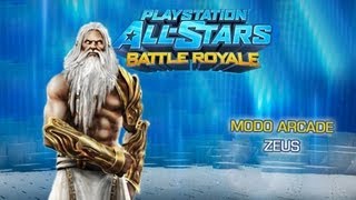 Playstation AllStars Battle Royale  Modo Arcade quotZeusquot [upl. by Sander875]