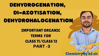 dehydrogenation of alcoholsdiazotisation reaction dehydrohalogenation class 12 [upl. by Sybyl]