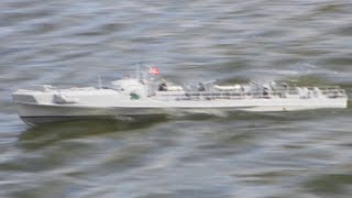 Robbe S100 Schnellboot  scale model RC torpedo boat [upl. by Elnora202]