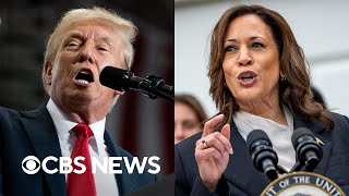 Trump and Harris campaigns release dueling television ads [upl. by Thomasina]