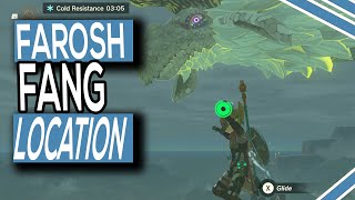 Where To Find Faroshs Fang In Zelda Tears Of The Kingdom [upl. by Yarb]