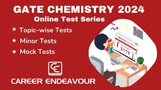 GATE Chemistry Online Test Series 2024 Career Endeavour  GATE Chemistry Test Series [upl. by Silden269]