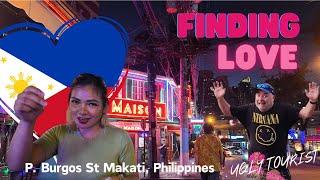 Is it possible to find love on P Burgos St in Makati Philippines filipina passportbros [upl. by Chiang]