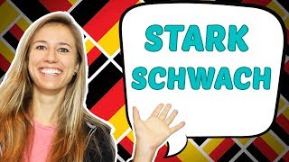 Starke Schwache und Gemischte Verben  Strong Weak and Mixed German Verbs [upl. by Betty]