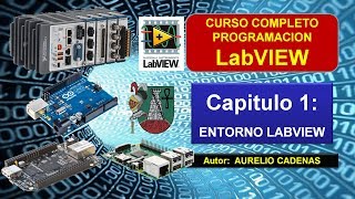 Como manejar entorno LabVIEW Curso GRATIS programacion LabVIEW Cap 1 [upl. by Rebma]