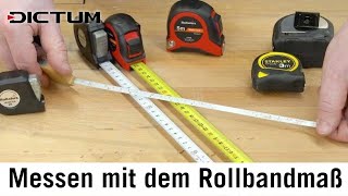 Tipps zum Messen mit dem Rollbandmaß Maßband Rollmeter Bandmaß etc [upl. by Seavir671]