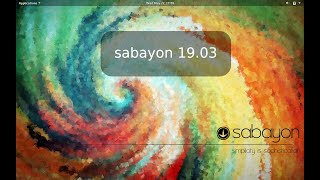 Sabayon 1903 GNOME Edition preview [upl. by Cerelly]