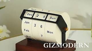 Creative Rotating Decorative Perpetual Calendar [upl. by Laina]