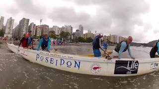 Campeonato Paulista de Canoagem 2ª Etapa  PPraia Santos SP [upl. by Shellans135]