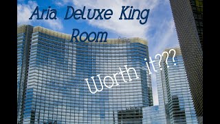 Aria Las Vegas  2024 Aria Deluxe King Room Tour  Aria Las Vegas Room Tour [upl. by Eilac]