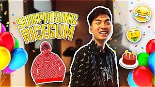 SURPRISING RICEGUM FOR HIS 21st BIRTHDAY [upl. by Nelac]