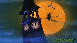 A Spooky Night in Halloween Town 👻 Vintage Halloween Oldies music  reverb 🎃 spooky sounds ASMR [upl. by Rolfston129]