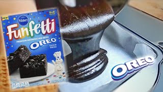 جربت براونيز أوريو بيلسبري فانفيتي Pillsbury OREO Brownies Funfetti [upl. by Angelita]