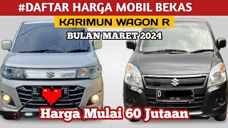 Daftar harga mobil bekas SUZUKI KARIMUN WAGON R yang dijual di Indonesia bulan Maret 2024 [upl. by Davey952]