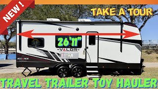 BEST New Travel Trailer Toy Hauler  Alliance Valor 21T15 All Access  RV Tour [upl. by Rolyt]