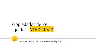 091 PROPIEDADES DE LÍQUIDOS Viscosidad Experimento flordequimica [upl. by Hachmin]