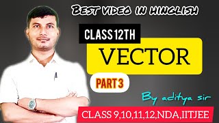 VECTOR  CLASS 12TH  IIT JEE  NDA  NCERT  CBSE  STATE BOARD [upl. by Enelaehs]