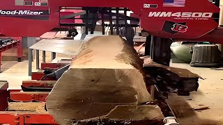 🚩WoodMizer 4500 Industrial WM4500 is new top sawmachine from WoodMizer [upl. by Aicsile]