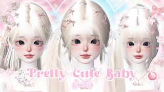 🎀 Zepeto Face Tutorial Pretty Cute Baby Girl  Oplas Zepeto Baby Girl  Zepeto Baby Face Tutorial 🍭 [upl. by Gwenora]