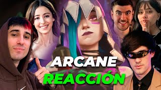 STREAMERS REACCIONAN al TRAILER de ARCANE TEMPORADA 2 [upl. by Iand]