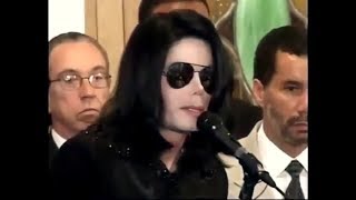 MICHAEL JACKSONS SPEECH AGAINST RACISM IN HARLEM 2002 [upl. by Brinson]