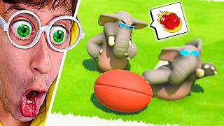 Batalla de Animales 1v1 🥊🔥😂 Elefante Dumbo 🐘  Party Animals TEKENDO [upl. by Adlin]