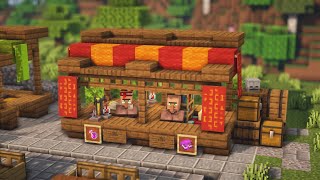 Minecraft  How to build a Market Stall [upl. by Evslin466]