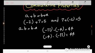 Algebra lesson 2 commutative properties [upl. by Daub643]