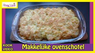 Makkelijke Ovenschotel  kookvideo [upl. by Dorris711]