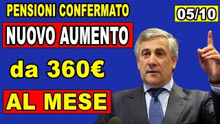 URGENTE Aumento Fino al 120 delle Pensioni Minime Confermato Scopri Come Ottenere il Tuo Benefici [upl. by Laband]