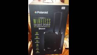 Polaroid wireless Bluetooth tailgate speaker [upl. by Beverlee886]