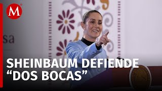 Dos Bocas opera al 80 Sheinbaum “quienes decían que no operaría están equivocados” [upl. by Meaghan]