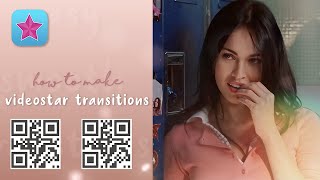 ADVANCED TRANSITIONS ON VIDEOSTAR QR CODES  EDITSSBYNJ [upl. by Lucilla]