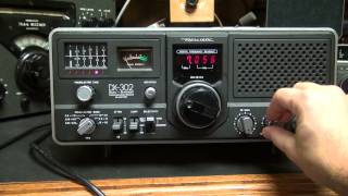 Realistic DX302 Shortwave receiver Ham Radio Receiver Demo [upl. by Eceinej900]