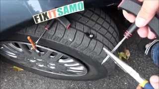 DIY How to Fix a Flat Tire EASY [upl. by Ginsburg]