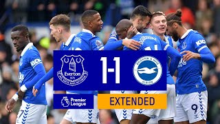 EXTENDED PREMIER LEAGUE HIGHLIGHTS EVERTON 11 BRIGHTON [upl. by Helene]