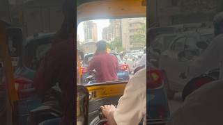 Rickshaw through Mumbai at rush hour 😲🇮🇳 [upl. by Einamrej]