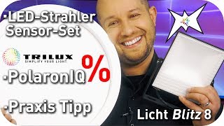 LED Außenstrahler mit Bewegungsmelder  Montage Life Hack  TRILUX Polaron Rabatt  Lichtblitz 8 [upl. by Ardis]