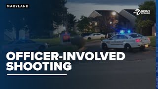 Police respond to officerinvolved shooting in Silver Spring Maryland [upl. by Aticnemrac]