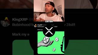 XRP NEWS🔥JETZT DOCH🔥Relist Robinhood amp Coinbase❓xrp xrpnews xrpripple crypto kryptonews [upl. by Ragde279]