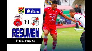 GUABIRA 1x1 NACIONAL POTOSÍ  FECHA 4  Liga DivPro 2024 [upl. by Eelinej964]