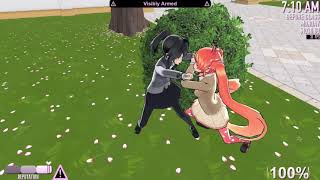 OSANA JOINED THE GAME AND I KILLED HER IN 2 MINUTES  Yandere Simulator [upl. by Lohcin]