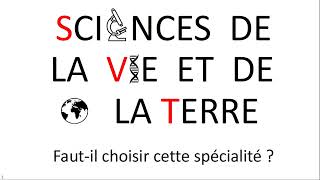 Pourquoi choisir la spécialité SVT au lycée [upl. by Matteo]