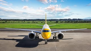 First Embraer E190E2 to Scoot  Primeiro Embraer E190E2 da Scoot [upl. by Jepum846]